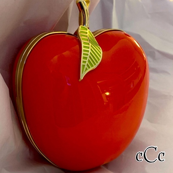 kate spade Handbags - Kate Spade Super Rare RED Apple Tree Resin Bag